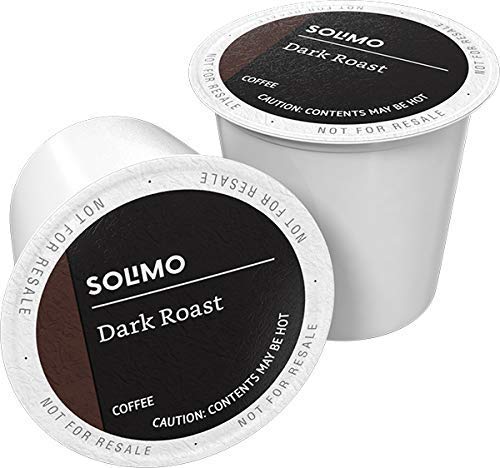 Solimo dark roast coffee pods deliver bold flavor in a convenient 24-count box.