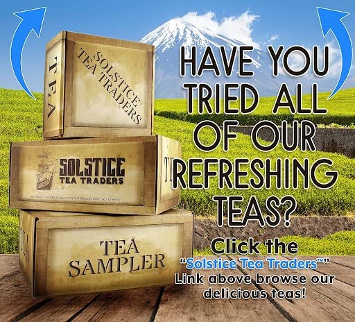 Solstice Tea Traders empty mixing tin shown for custom blends.