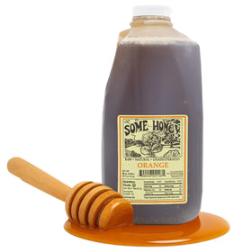 Some Honey orange blossom honey 80oz jug, golden nectar ideal for tea and cooking.