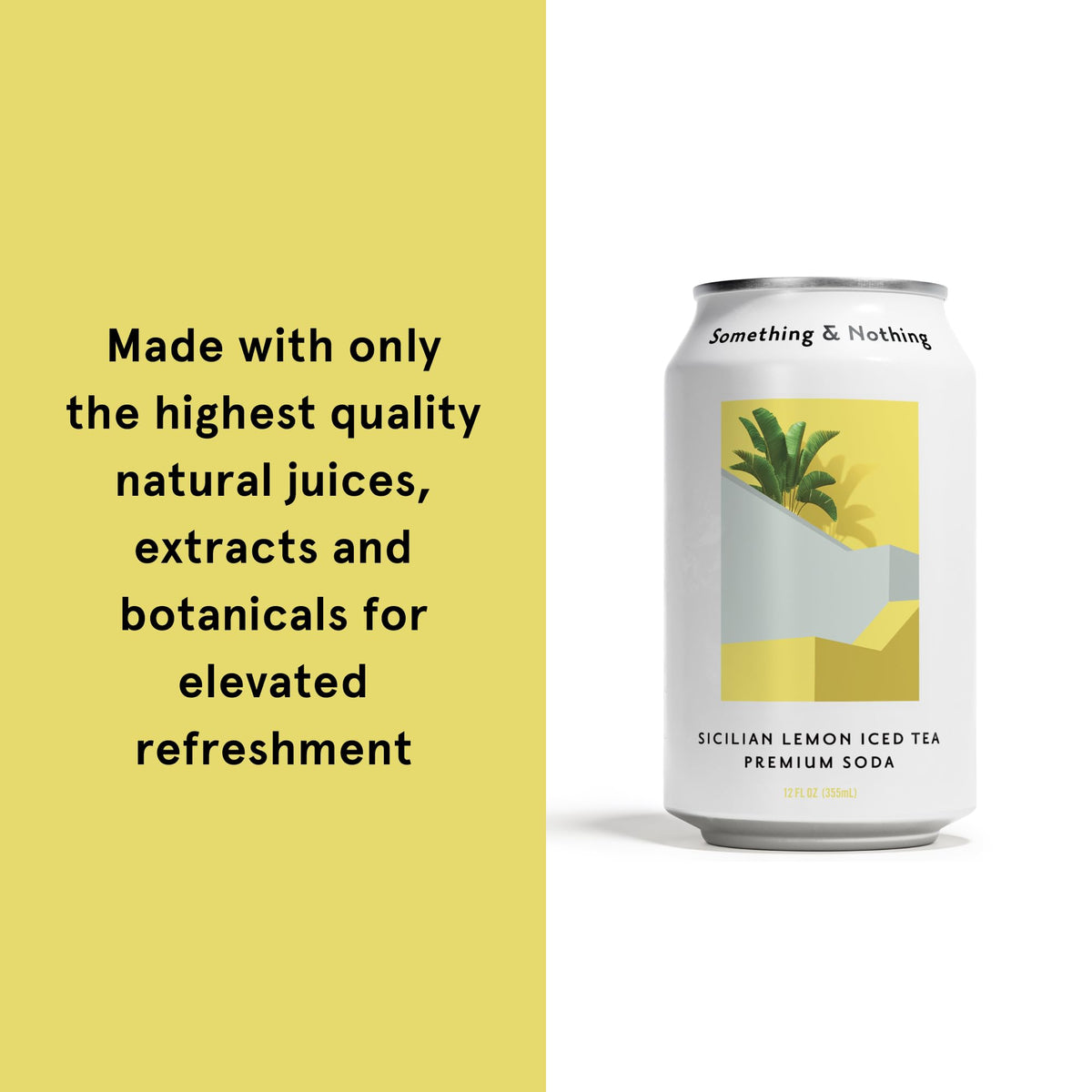 Something & Nothing full-flavoured sparkling water with bold bubbles for premium mixers.