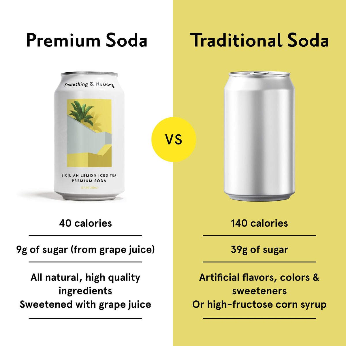 Something & Nothing Ginger-Key Lime can, zesty spice and bright citrus for versatile enjoyment.