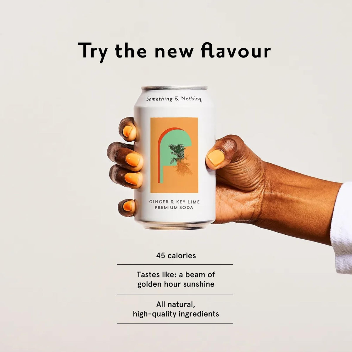 Pack shot communicates value: twelve 12 oz cans for convenient refreshment.