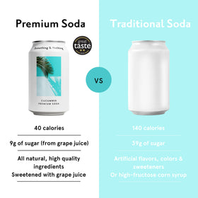 Something & Nothing 12-pack on table emphasizes convenient, ready-to-drink refreshment.