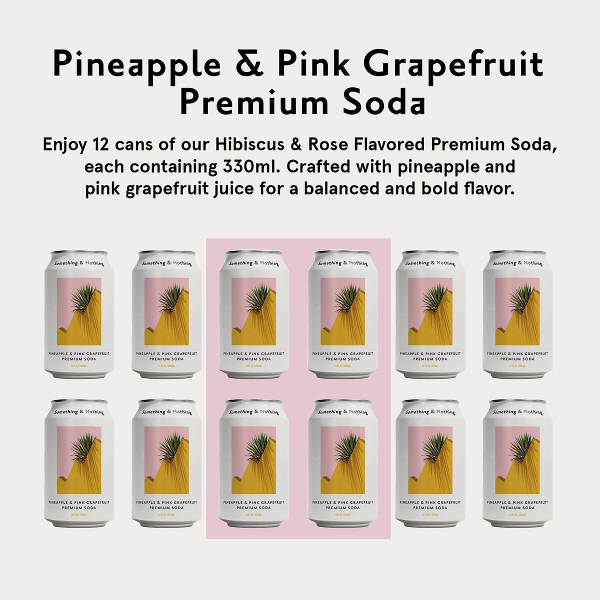 Something and Nothing pour over glass shows a sparkling, fruit-forward refresher.