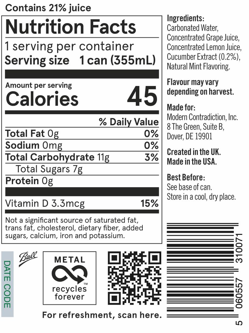 Something & Nothing recyclable cans packaging communicates eco-conscious choice.