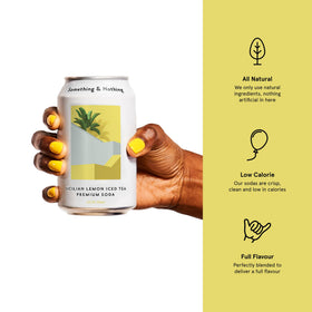 Something & Nothing Sicilian lemon juice in a glass adds bright citrus zing.