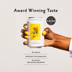 Something & Nothing hibiscus-rose can features floral notes for light refreshment.