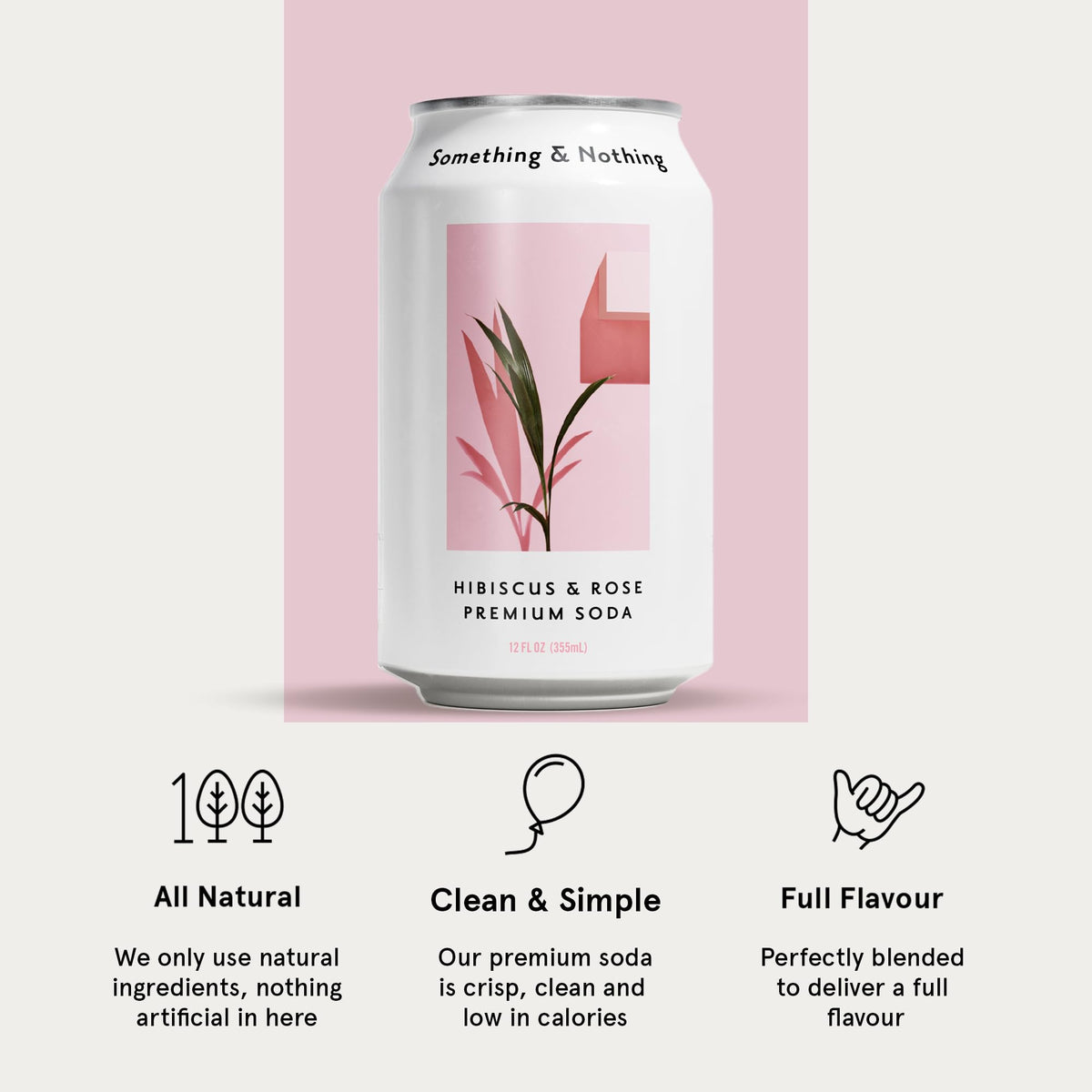 Something & Nothing vegan low calorie soda pack for mindful, flavorful sipping
