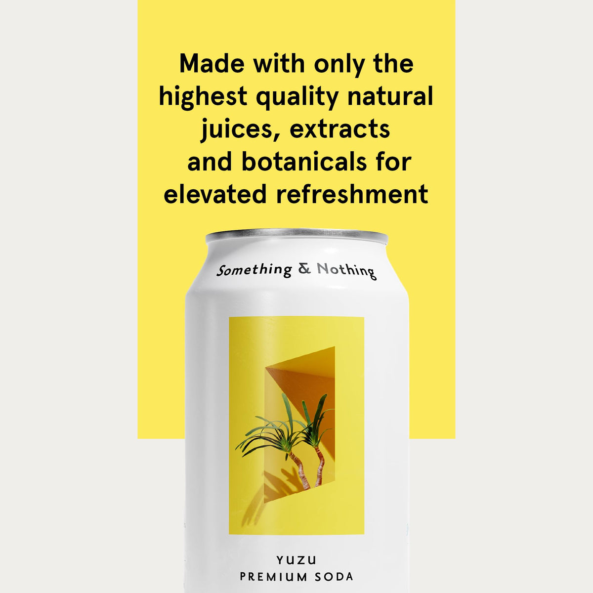 Something & Nothing Yuzu water pour over ice hints at refreshing mixability