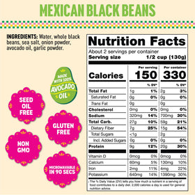 SOMOS black beans on tostadas topping adds savory, gluten-free texture