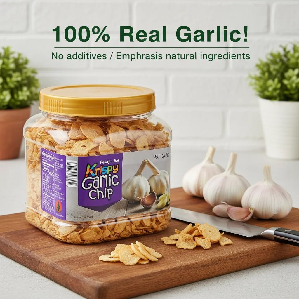 SONAMU Krispy Garlic Chips pasta topping adding nutty garlic notes