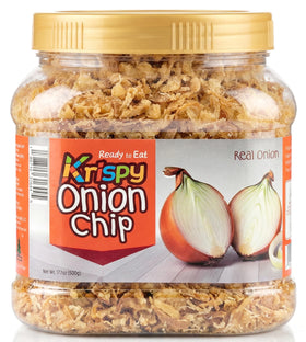 SONAMU Krispy Onion Chips in a jar with crisp, real-slice flavor for everyday topping.