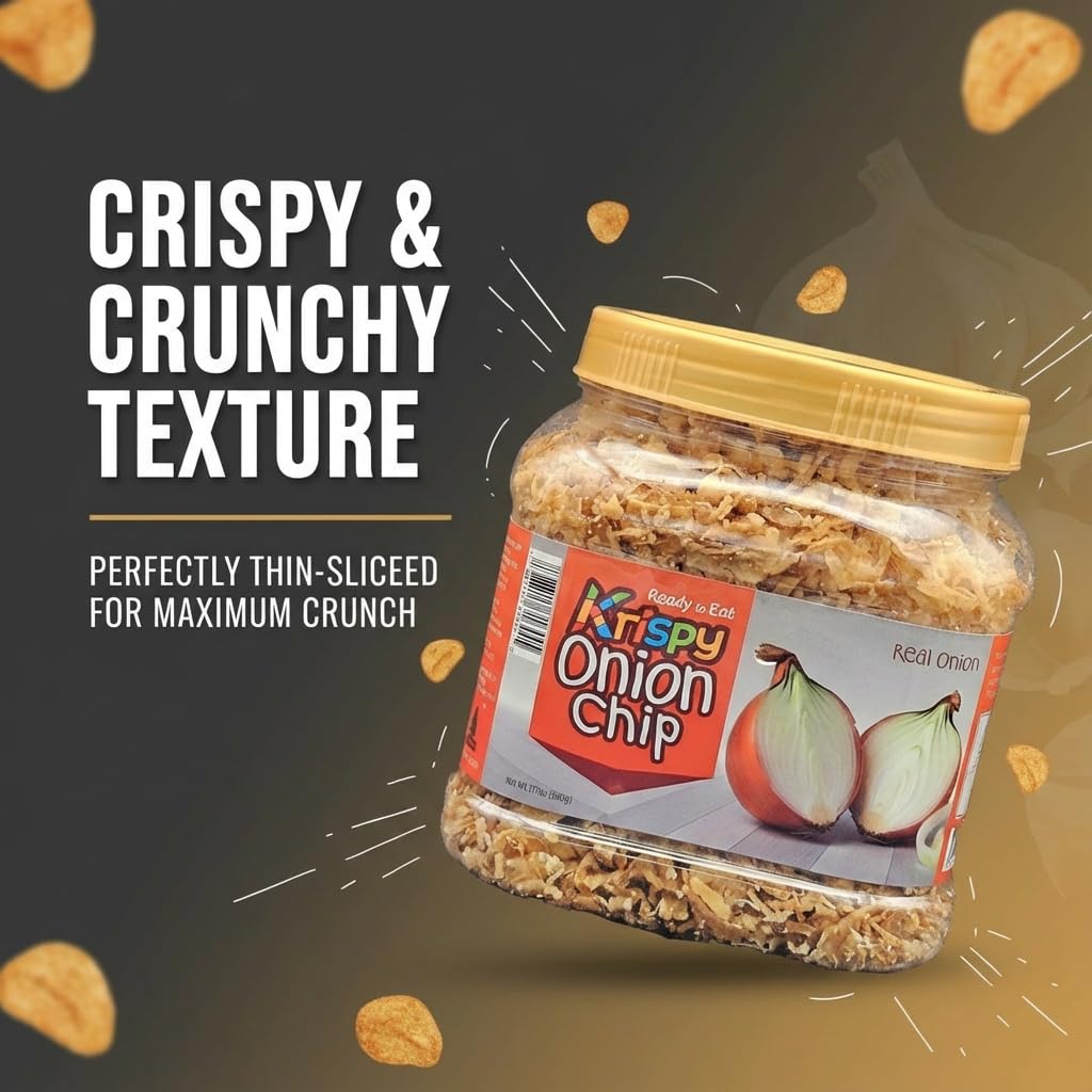 SONAMU Krispy Onion Chips on ramen top adds restaurant-quality crunch.