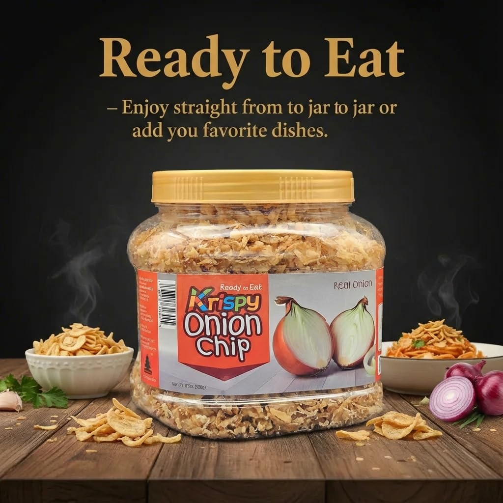 SONAMU Krispy Onion Chips as steak garnish for aroma and texture.