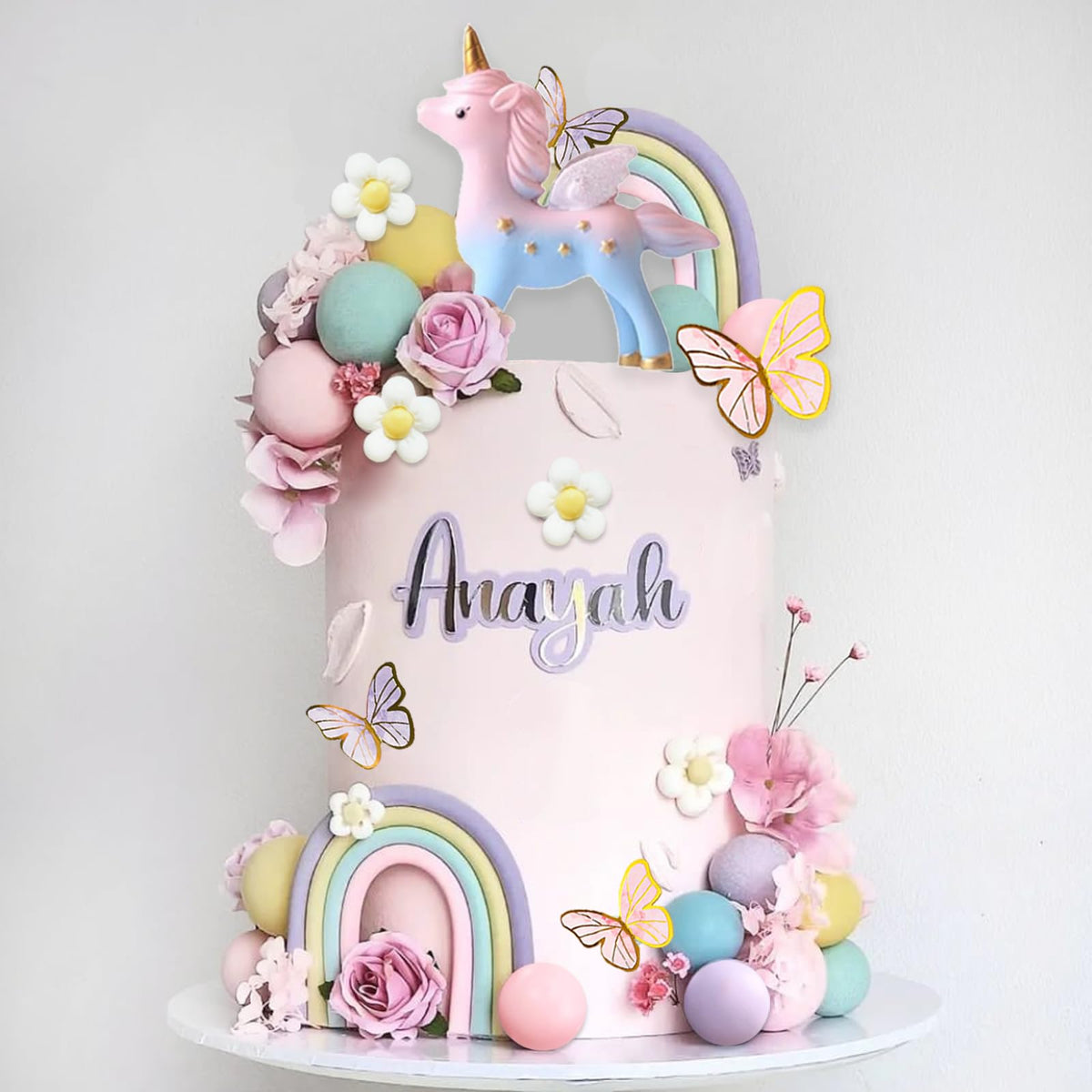 SONICEBUY rainbow cake toppers brighten celebrations with playful colorful accents