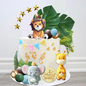 SONICEBUY safari colorful balls topper brightens cupcakes with playful texture