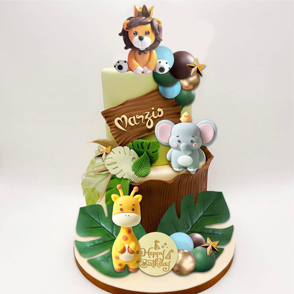 SONICEBUY happy birthday topper clearly marks the celebration