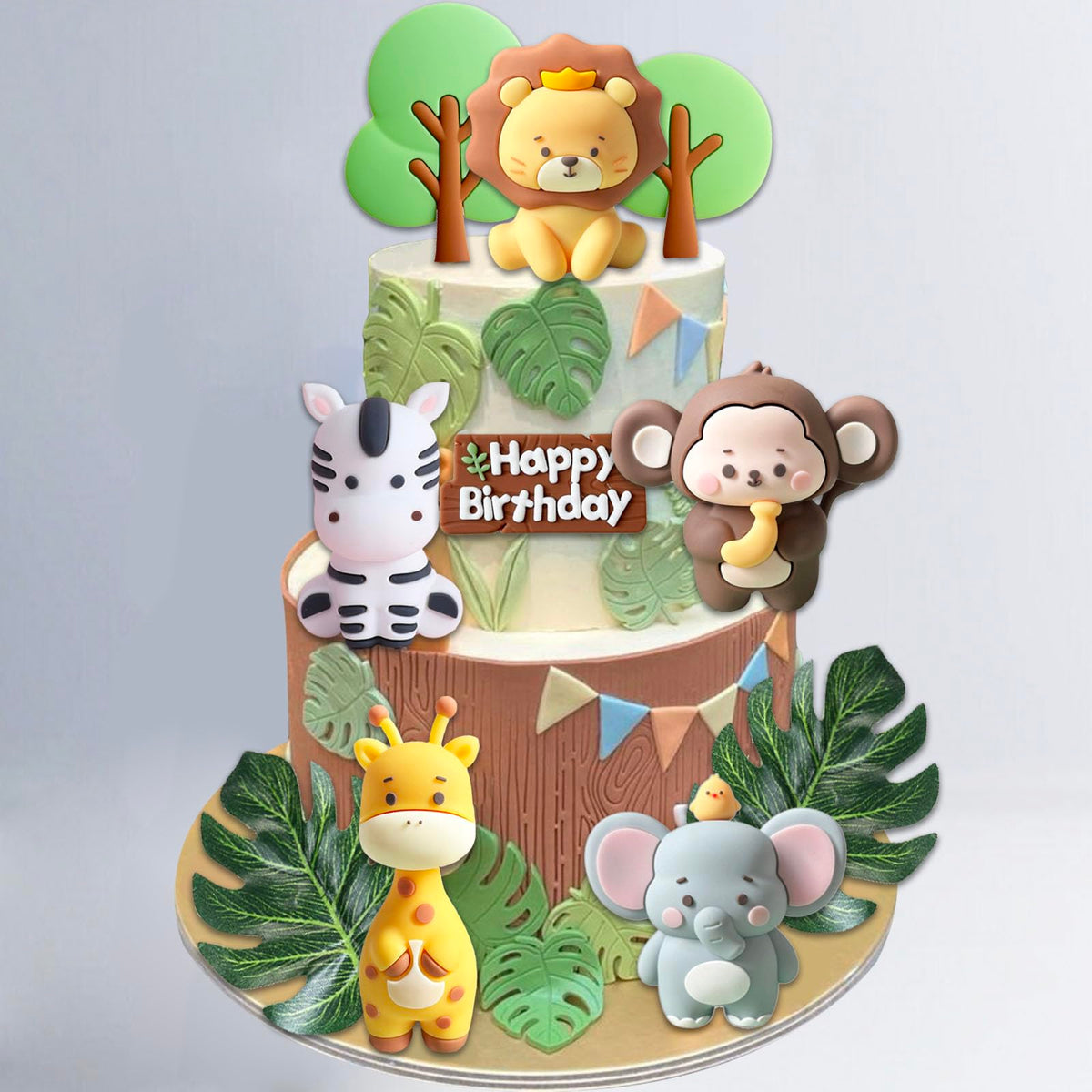 SONICEBUY Safari Lion cake topper adds bold color and lively detail to birthdays.