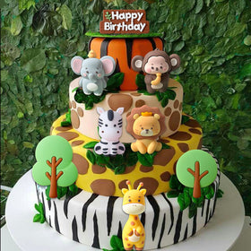 SONICEBUY Safari Monkey cake topper injects playful energy into party desserts.