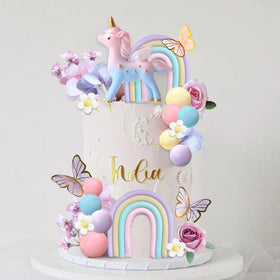 SONICEBUY unicorn rainbow party set perfect for girls and kids celebrations