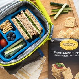 Sonoma Creamery low-carb Parmesan crisps provide a crisp texture while fitting keto-friendly routines.