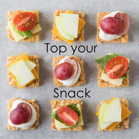 Sonoma Creamery wheat-free snack crackers pair well with salads or dips.
