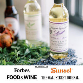 Sonoma Syrup Co Lavender dessert topping adds delicate floral note