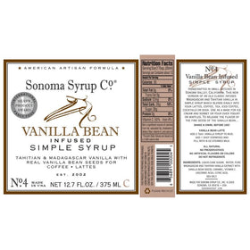 Sonoma Syrup Co Vanilla Bean baking setup elevates desserts and icing.