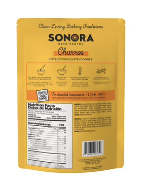 Piping bag and star tip from Sonora Keto Churros Kit for pro-looking churros