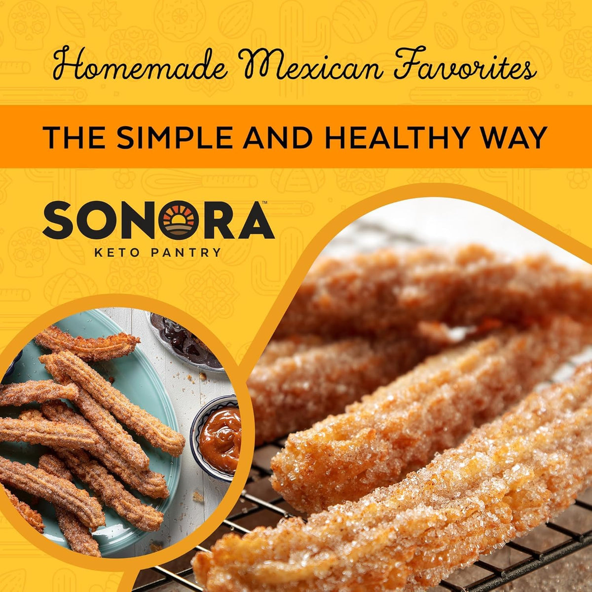 Quick prep steps with Sonora Keto Churros for fast churros at home