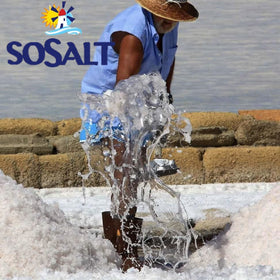 SOSALT Dal Mare di Trapani crystallization tanks illustrate crystal formation ideal for even salting.
