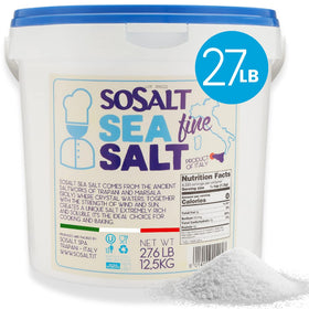 SOSALT Dal Mare di Trapani bulk salt crystals for gourmet cooking.