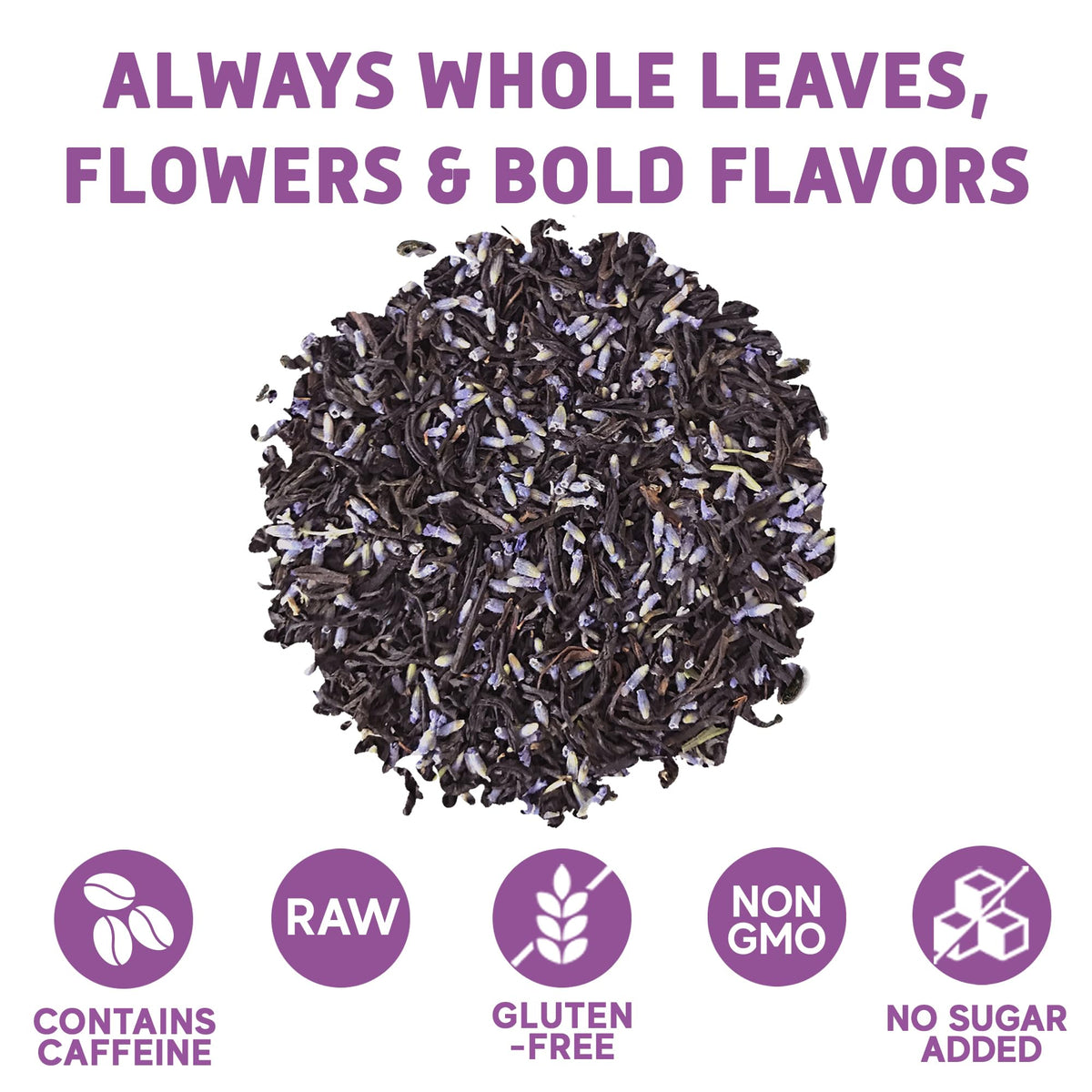 Sou Zen lavender flowers provide floral aroma and soothing notes.