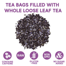 Sou Zen lavender bloom accents a soothing, floral aroma in every cup.