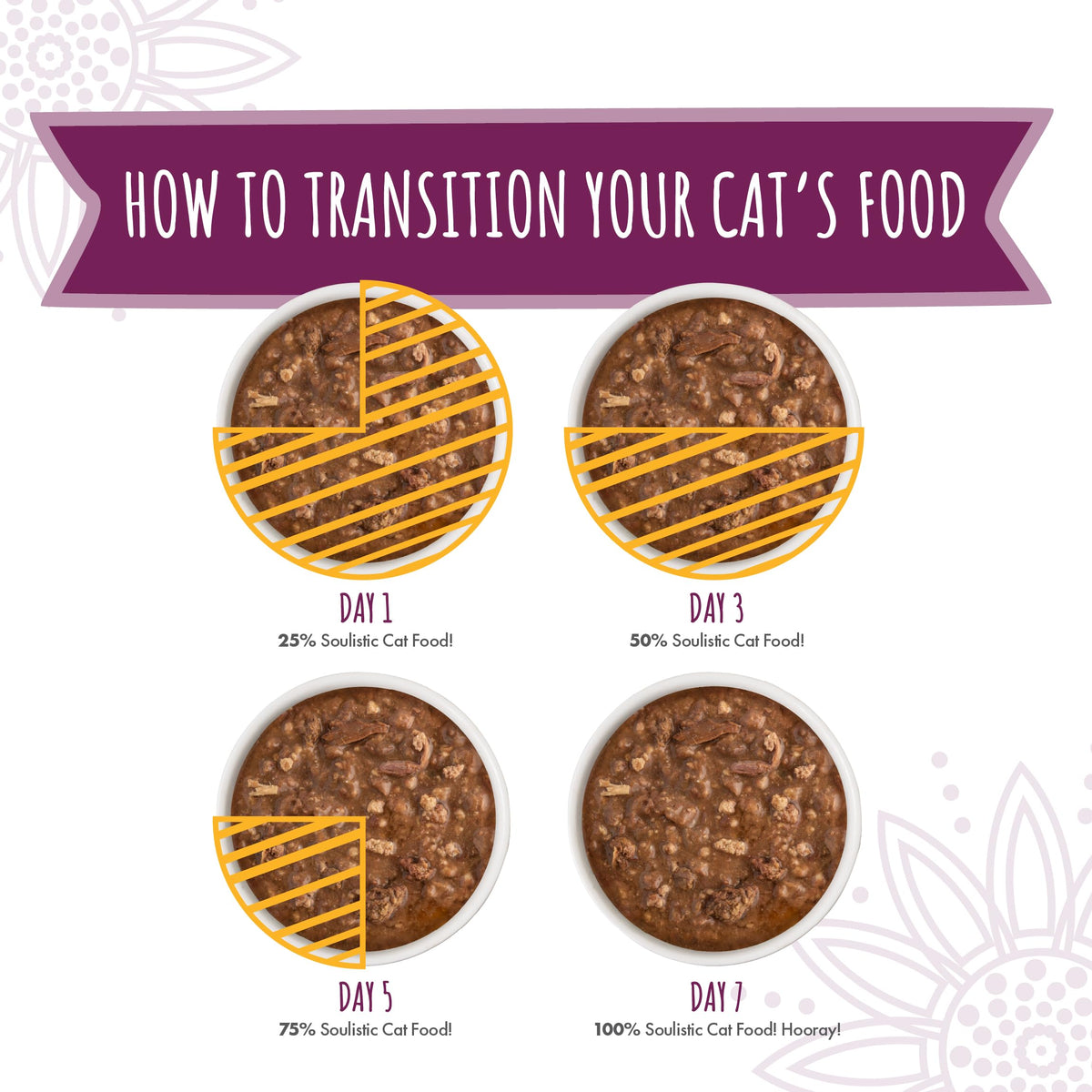 Soulistic Moist and Tender serving suggestion shows pet enjoying a meal