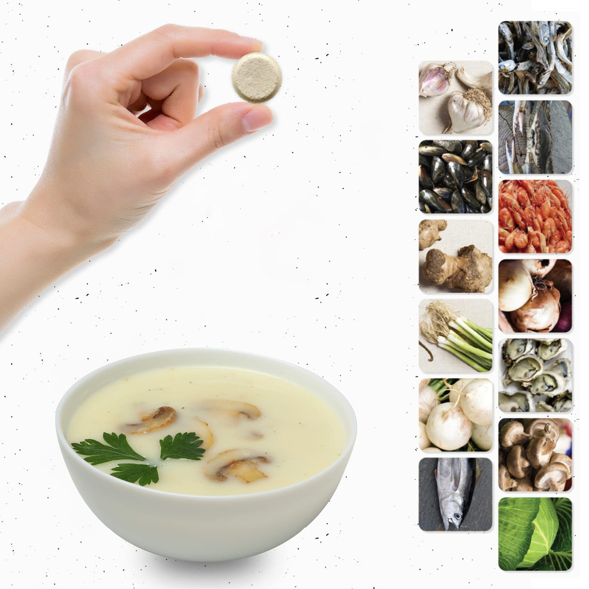 SOUND OF SEOUL family-dining scene with quick broth bowls.