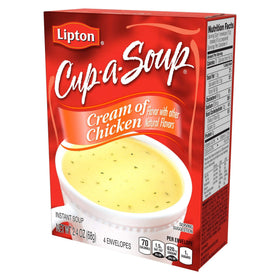 SOUP SECRETS Lipton Cup-a-Soup ready in minutes for stove-top or microwave