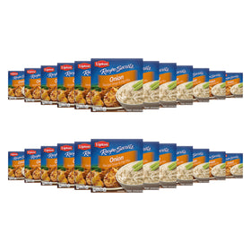 SOUP SECRETS Lipton Onion Soup & Dip Mix box front shows packaging and flavor promise