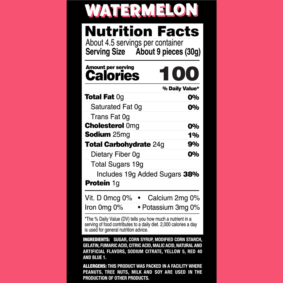 Sour Jacks Watermelon Wedges with tangy sugar coating for a balanced sour-sweet bite.