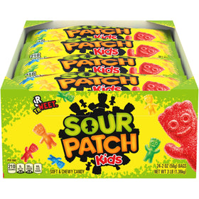 Sour Patch Kids 24 2oz bags pack for bulk sharing and snacking