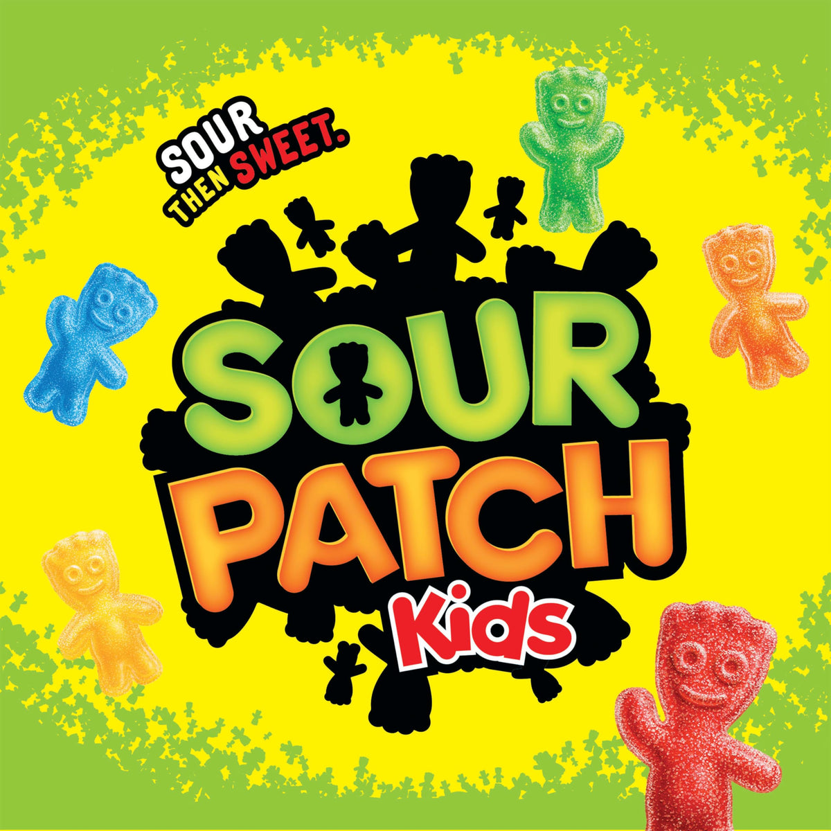 Sour Patch Kids assorted fruit flavors showcase tangy-to-sweet flavor journey