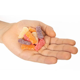 Sour Patch Kids bulk boxes arranged for easy snacking