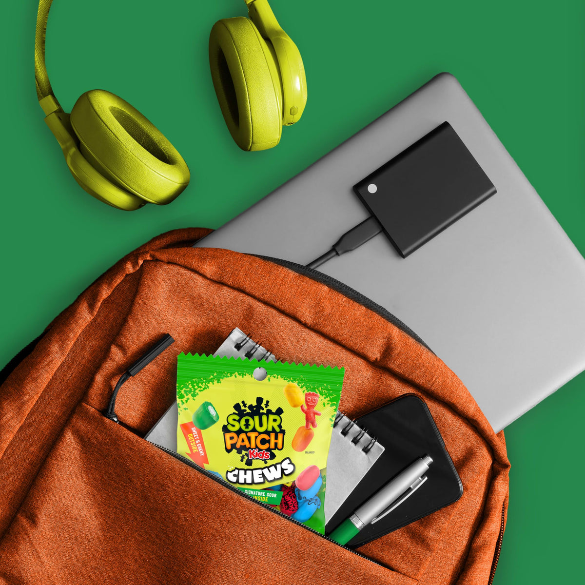 Sour Patch Kids bulk candy case ideal for events and gifting.
