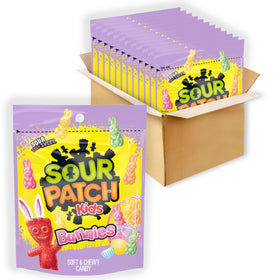 Sour Patch Kids Bunnies Easter candy bag showing packaging, ideal for Easter baskets
