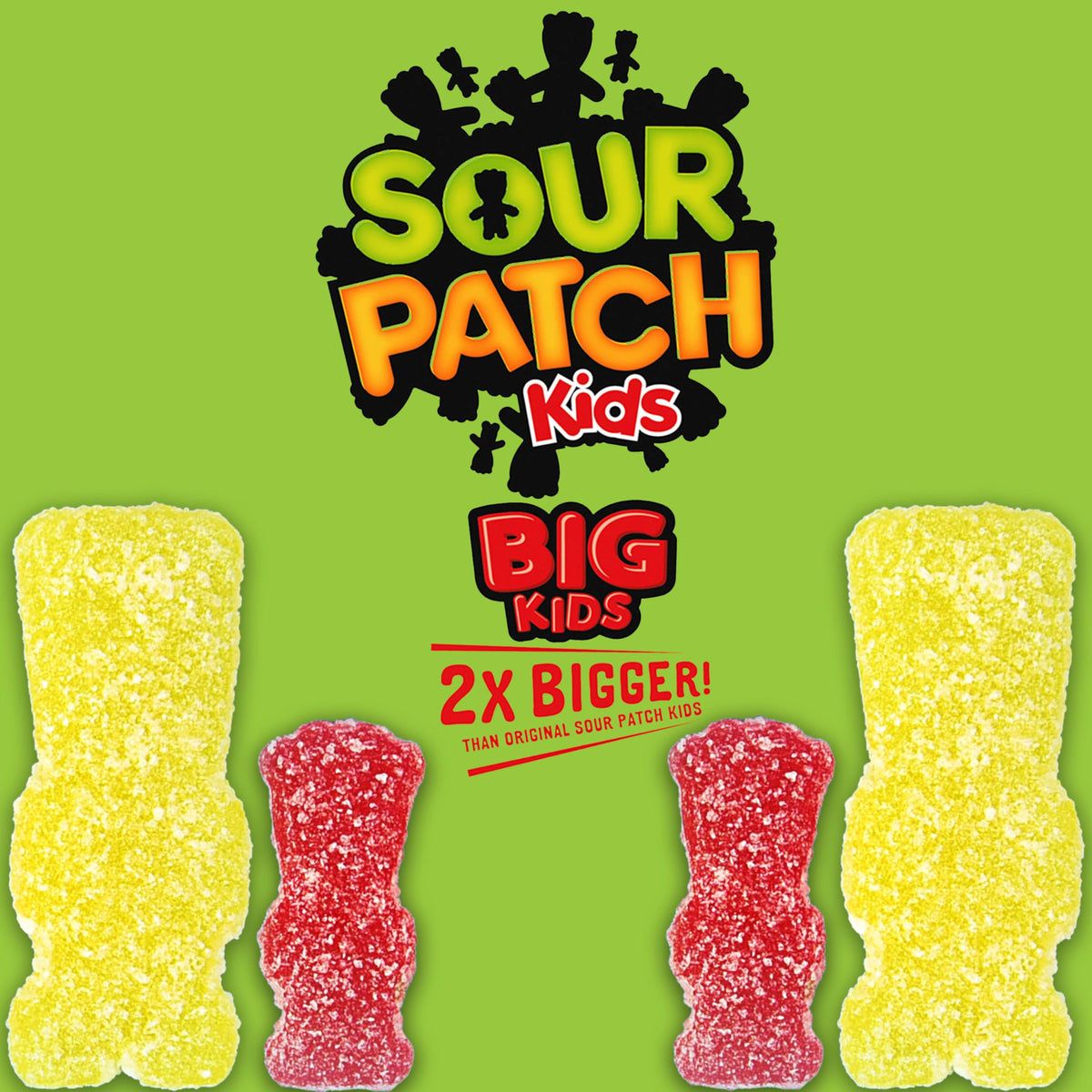 Fat-free Sour Patch Kids Big Kids offer a lighter snacking option.