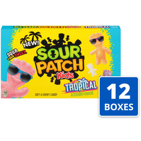 Sour Patch Kids pineapple flavor closeup highlights tropical notes