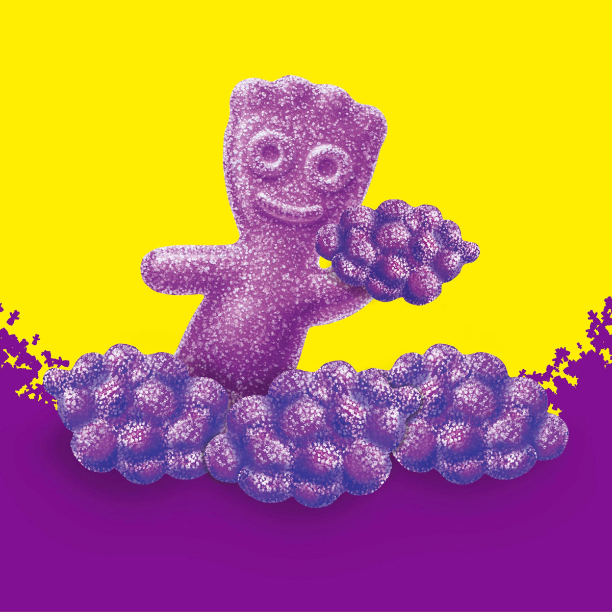Sour Patch Kids Grape as a versatile snack for home or school