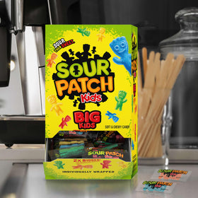 Bulk Sour Patch Kids Big Kids box, ideal for events and gatherings.
