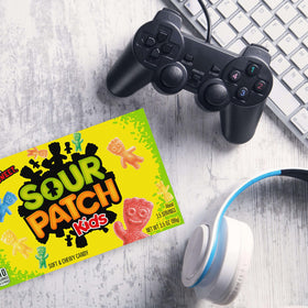 SOUR PATCH KIDS movie theater snack, a tangy-sweet option.