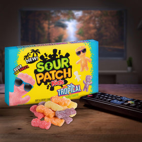 Sour Patch Kids movie theater snack vibe in a box